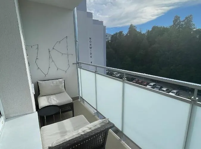 Appartement Cosy 5 Min Do Plazy Z Balkonem Gdynia